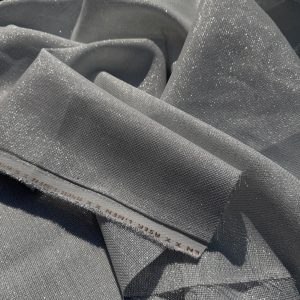 Simli Linen Gümüş