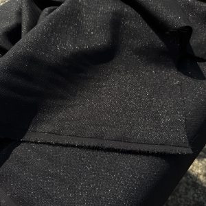 Simli Linen Siyah